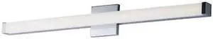 MAXIM 52006PC Spec Vanity 1-Light 36" Wide Polished Chrome Vanity Light