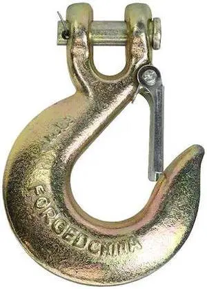 US CARGO CONTROL CSH12SL 1/2" Clevis Slip Hook w/ Latch - Grade 70