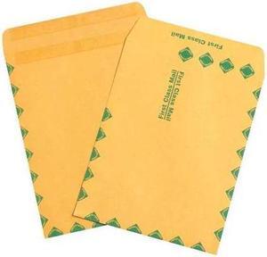 PARTNERS BRAND EN1053 First Class Redi-Seal Envelopes,10" x 13", Kraft, 500/Case