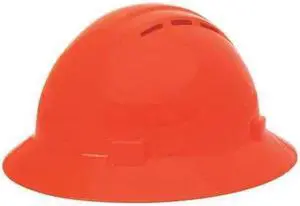 ERB SAFETY 19337 Hard Hat, Americana, Polyethylene, 4 Point Pinlock, Type 1,
