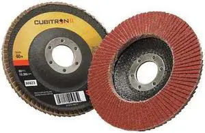 3M CUBITRON II 967A Flap Disc,T29,4-1/2in. x 7/8in.,40