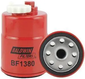 BALDWIN FILTERS BF1380 Fuel Filter,4-19/32 x 3-1/32 x 4-19/32In