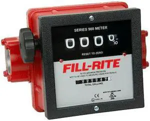 FILL-RITE 901C1.5 Meter,1-1/2 FNPT,6-40 gpm