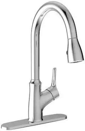 KEENEY MFG FUS78CCP Single Handle Pull-Down Kitchen Faucet, Polished Chrome,