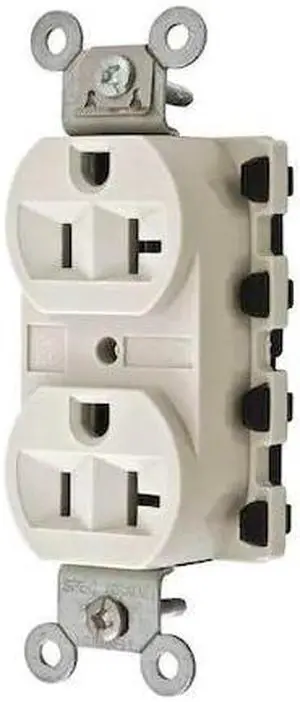 SNAPCONNECT SNAP5362LAA 20A Duplex Modular Receptacle 125VAC 5-20R Almond