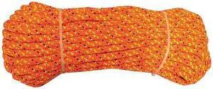 ZORO SELECT 20TL57 Climbing Rope,7/16 in x 120 ft,24 Strand