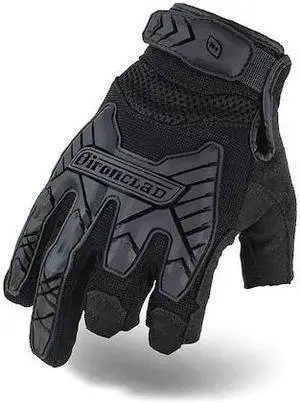 IRONCLAD IEXT-FRIBLK-04-L Tactical Glove,Size L,9" L,Black,PR