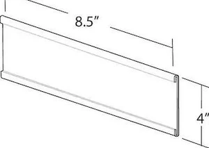 AZAR DISPLAYS 199614 8.5"W x 4"H Adhesive-Back Nameplate, PK10 AZAR DISPLAYS 199614 8.5"W x 4"H Adhesive-Back Nameplate, PK10