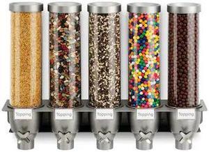 ROSSETO SERVING SOLUTIONS EZ527 EZ-SERV 1.3 Gal. 5-Container Wall Mount