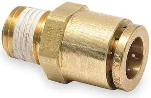 WEATHERHEAD 1868X4X6 Male Connector,3/8-18,1/4 In Tube Sz