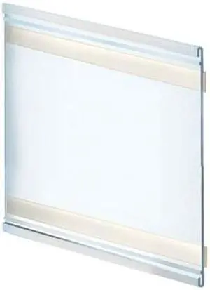 AZAR DISPLAYS 199625 8.5"W x 7"H Adhesive-Back Nameplate, PK10