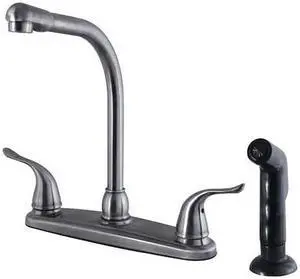 YOSEMITE FB2754YLSP FB2754YLSP 8-Inch Centerset Kitchen Faucet with Sprayer