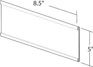 AZAR DISPLAYS 199617 8.5"W x 5"H Adhesive-Back Nameplate, PK10 AZAR DISPLAYS 199617 8.5"W x 5"H Adhesive-Back Nameplate, PK10