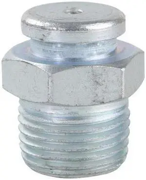 WESTWARD 52NZ87 Grease Fitting,45 Deg.,Stl,61/64" L,PK10