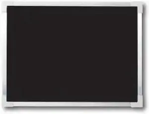 CRESTLINE PRODUCTS 34210 36 x 48 Aluminum Framed Black Chalkboard