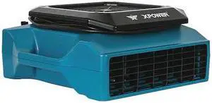 XPOWER XL-730A Low Profile Air Mover W/ GFCI Power Outlets for Daisy Chain