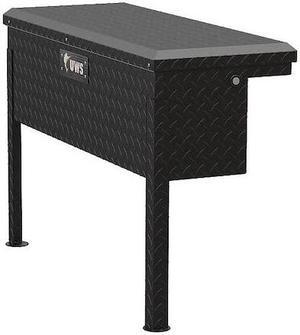UWS EC30363 36" Low Profile Side Mount Truck Tool Box, Black, Includes: Legs
