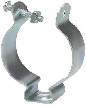 EATON B-LINE BL1450 Clamp, Conduit; EMT; Pipe; Strut Use, 2 in, Steel, Zinc