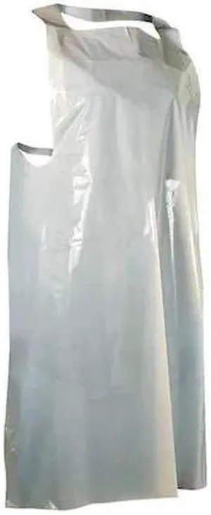 CELLUCAP PAL46RGRA Disposable Apron,PE,28x46,White,PK100