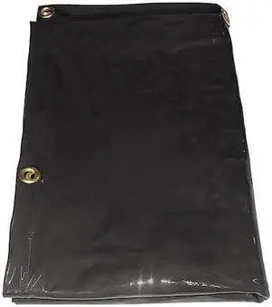 ZORO SELECT 22RN62 Welding Curtain, Transparent PVC, 6 ft. W., 4 ft. H., 13