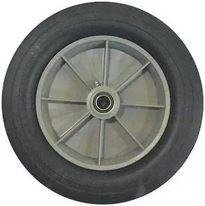 ZORO SELECT GRFG1011M10000 Wheel,12" with Lock Nut
