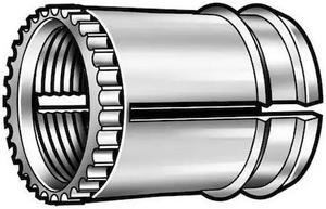 E-Z LOK 270-008-BR Finsert,Brass,PK50