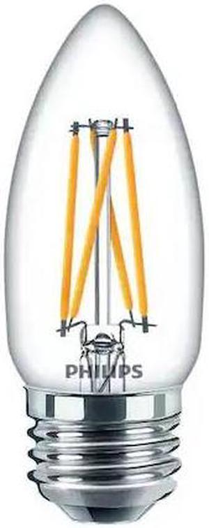 PHILIPS 5.5B11/PER/927-922/CL/G/E26/WGX 1FB T20 LED,5.5 W,B11,Medium Screw (E26)