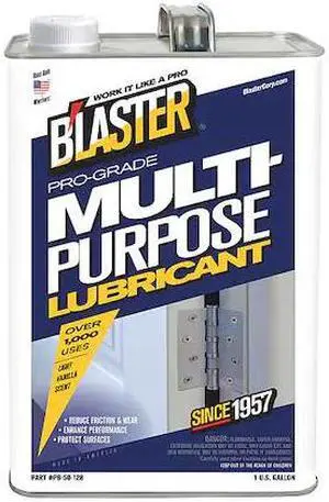 BLASTER PB-50-128 Multipurpose Lubricant, 1 gal., Can, Petroleum Distillates,