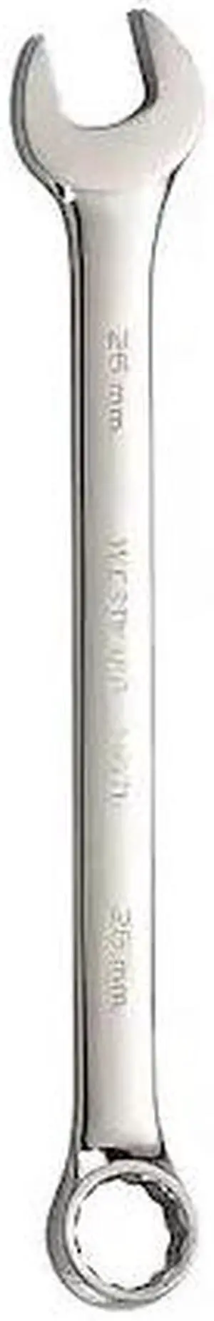 WESTWARD 54RY71 Comb. Wrench,26mm,Metric,Full Polish