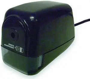 ZORO SELECT 2WFU3 Electrical Pencil Sharpener,Black