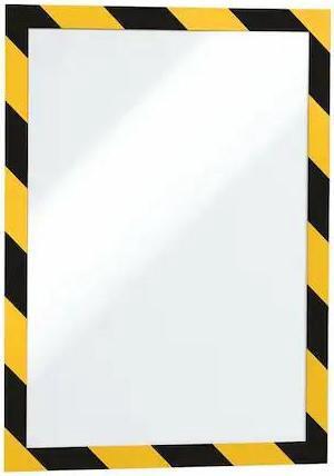 Durable 4770130 Twin-color Border Self-adhs Security Frame