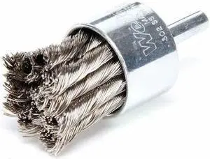 WEILER 90195 Knot Wire End Wire Brush, Stainlesss Steel