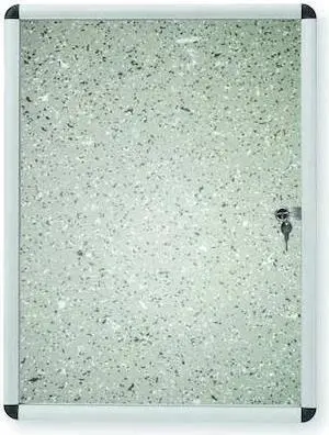 ZORO SELECT 2RXD1 Enclosed Cork Bulletin Board 48" x 36"
