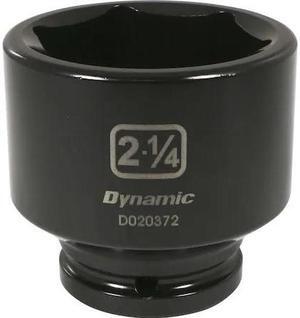 DYNAMIC D020372 Tools 3/4" Drive 6 Point SAE 2-1/4" Standard Length Impact