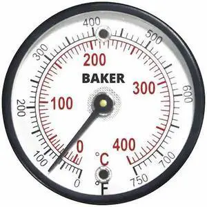 BAKER INSTRUMENTS 314FC Thermometer,Magnetic Surface,F/C