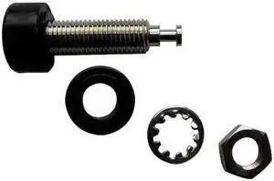 ZORO SELECT 5TWZ9 Banana Jack, 30VAC/60VDC, Black, PK10