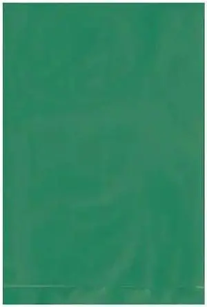 PARTNERS BRAND PB390G 4" x 6" Flat Poly Bags, 2 mil, Green, PK 1000