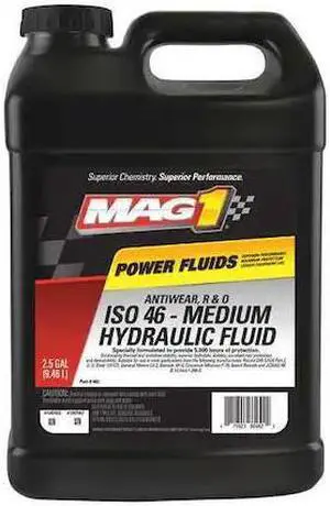 MAG 1 MAG00462 2.5 gal Jug, Hydraulic Oil, 46 ISO Viscosity, 20W SAE