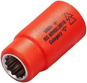 ITL 01590 1/2 in Drive Insulated Socket 1/2 in