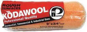 PREMIER 9KW2-75 9" Paint Roller Cover, 3/4" Nap, Polyester/Knitted Wool