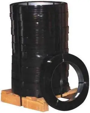 PARTNERS BRAND SS58020 Regular-Duty Steel Strapping, 5/8" x .020 Gauge x