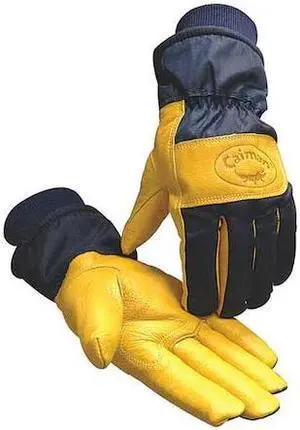 CAIMAN 1354-3 Cold Protection Gloves, Pigskin Leather Palm, Heatrac Lining,