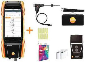 TESTO 0564 3002 83 Combustion Analyzer,23to113F,21% v/vO2