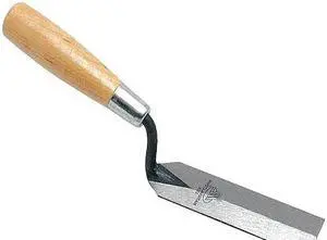 MARSHALLTOWN 52 Margin Trowel,10-3/8in.L,Wood Handle