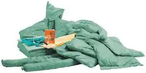CONDOR 35ZR87 Spill Kit Refill, 32 gal Volume Absorbed per Kit, 55 gal