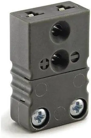 DAYTON 36GK88 Thermocouple Jack,J,Black,2 Pins