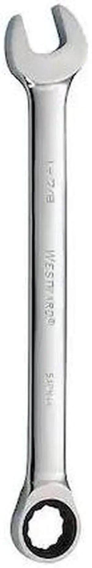 WESTWARD 54PN44 Ratcheting Wrench, Combination, SAE, 1-7/8
