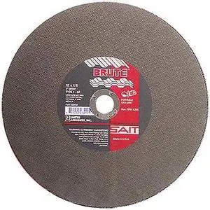 UNITED ABRASIVES-SAIT 23452 CutOff Wheel,BRUTE,14"x.125"x1",5400rpm