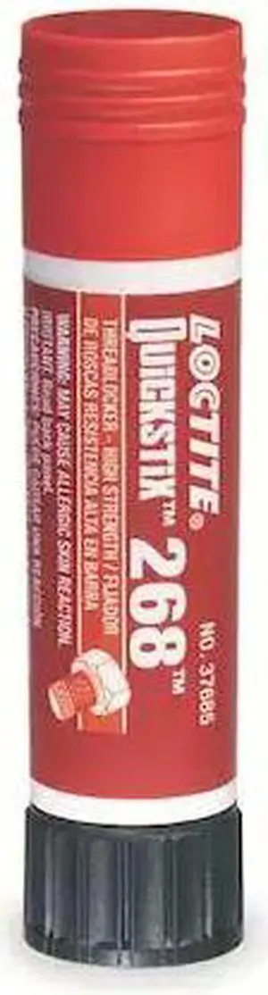 LOCTITE 826036 Threadlocker, LOCTITE 268, Red, High Strength, Solid, 0.32 oz