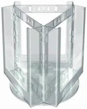 AZAR DISPLAYS 252318 Three-Pocket Revolving Bifold Brochure Holder AZAR DISPLAYS 252318 Three-Pocket Revolving Bifold Brochure Holder